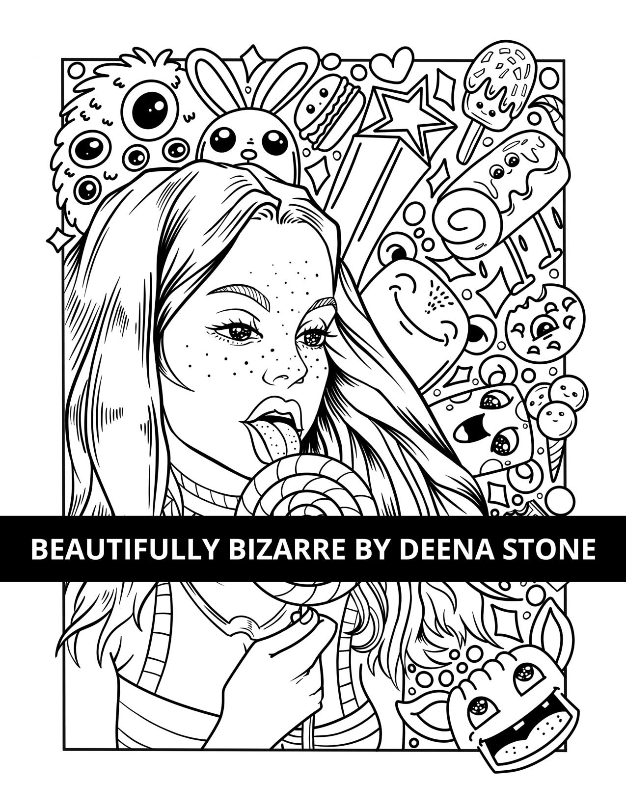 relax and accept the crazy coloring book
