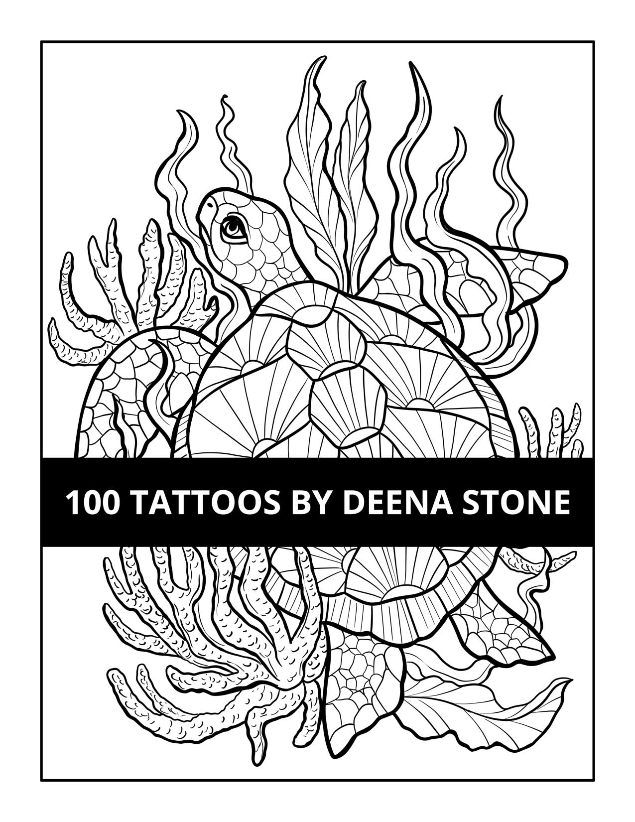 100 Tattoos Coloring Book Deena Stone   6 1 